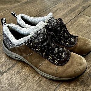 Merrell Kamori Chill Dark Earth Brown Suede Hiking Shoes Size 11